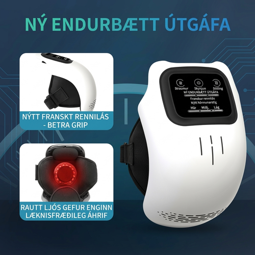 Hné Nuddtæki með Rauðuljósi