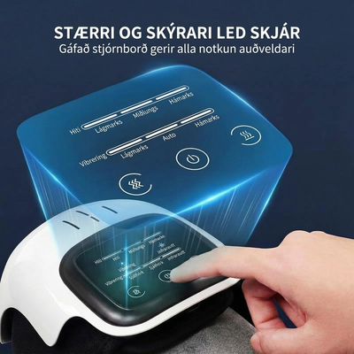 Hné Nuddtæki með Rauðuljósi