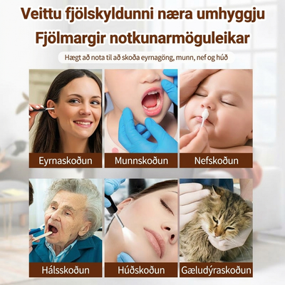 Eyrnahreinsir með Myndavél