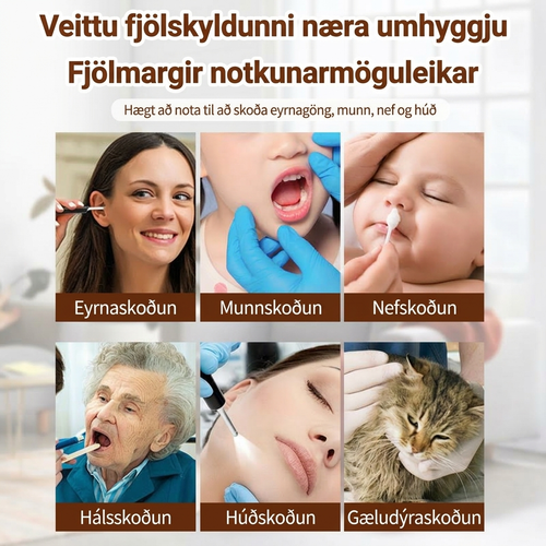 Eyrnahreinsir með Myndavél