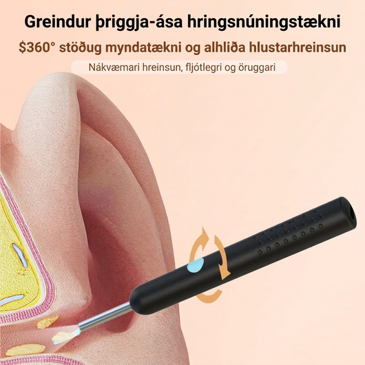 Eyrnahreinsir með Myndavél